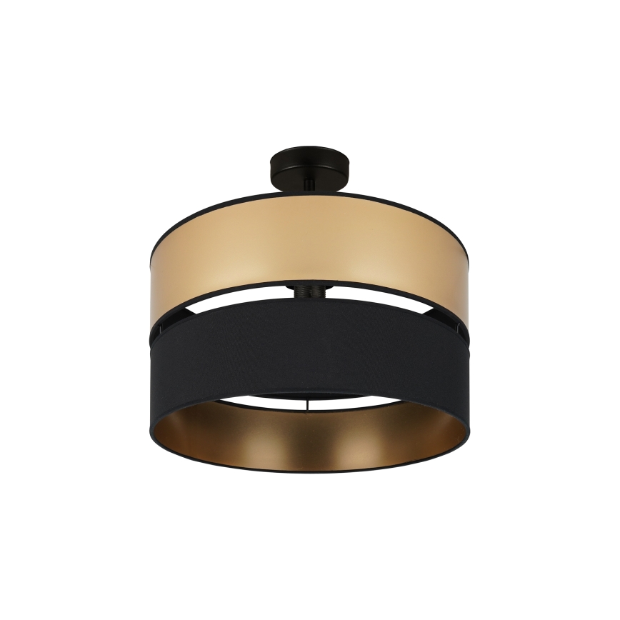 Brilagi - Ytmonterad ljuskrona ROYAL 1xE27/15W/230V diameter 40 cm svart/guld