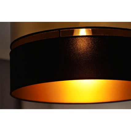 Brilagi - Ytmonterad ljuskrona ROYAL 1xE27/15W/230V diameter 40 cm svart/guld