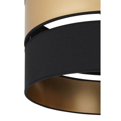 Brilagi - Ytmonterad ljuskrona ROYAL 1xE27/15W/230V diameter 40 cm svart/guld