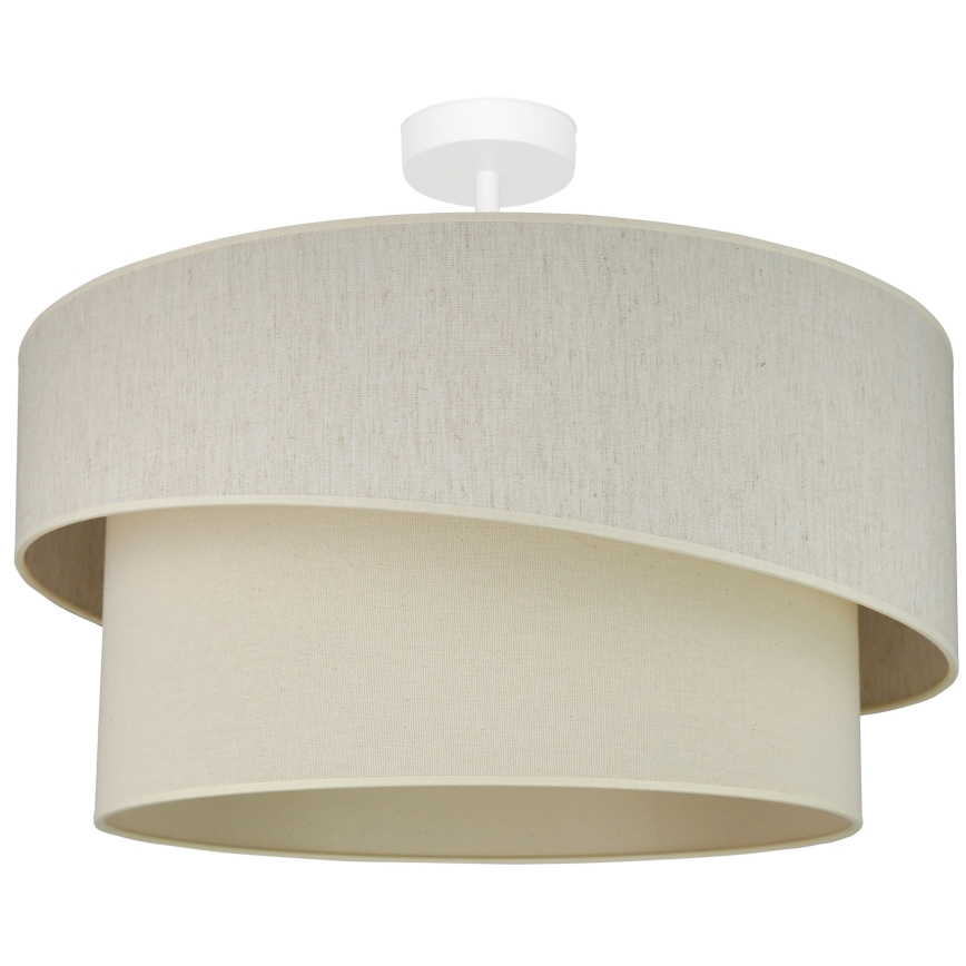 Brilagi - Ytmonterad ljuskrona SHINE 1xE27/15W/230V diameter 50 cm grädde