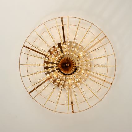 Brilagi - Ytmonterad ljuskrona VASTERAS 6xE14/40W/230V Ø 60 cm