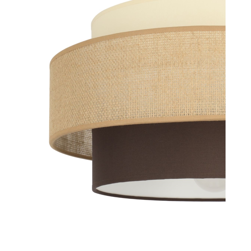 Brilagi - Ytmonterad plafondlampa RESNA 1xE27/60W/230V Ø 40 cm beige/svart