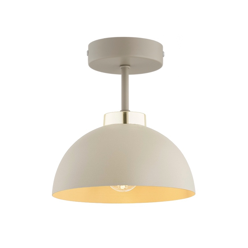 Brilagi - Ytmonterad taklampa 1xE27/60W/230V beige/guld