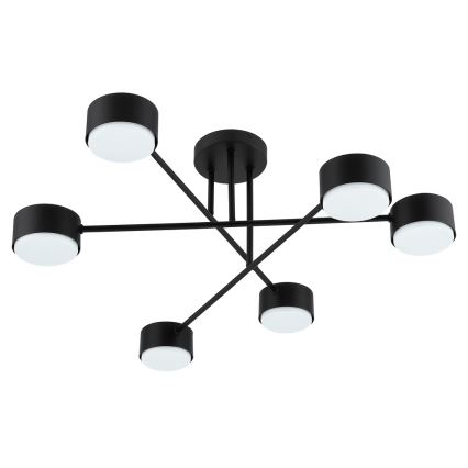 Brilagi - Ytmonterad taklampa 6xGX53/12W/230V svart