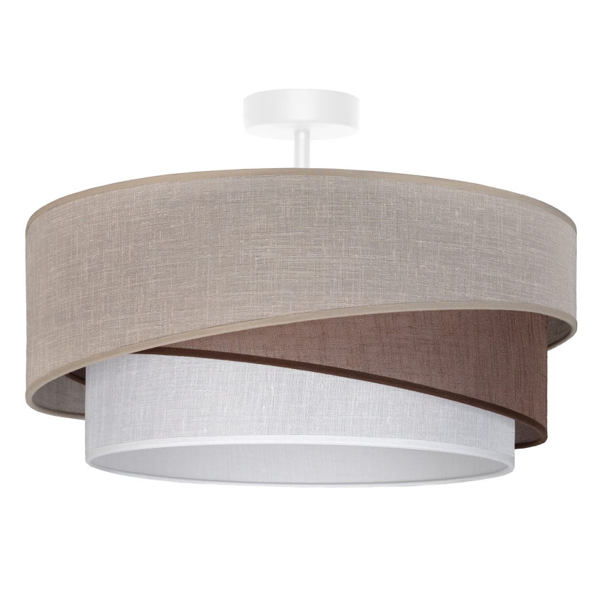 Brilagi - Ytmonterad taklampa ARROW 1xE27/60W/230V Ø 45 cm beige/brun/vit