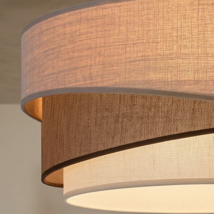 Brilagi - Ytmonterad taklampa ARROW 1xE27/60W/230V Ø 45 cm beige/brun/vit