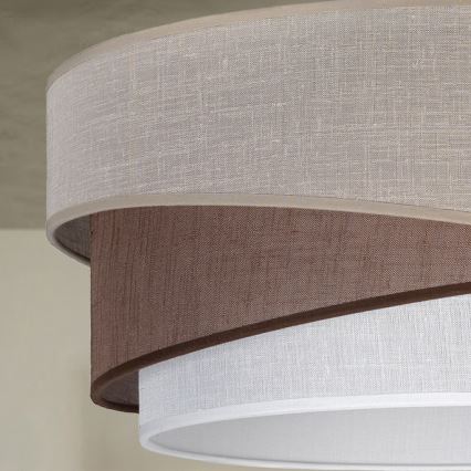 Brilagi - Ytmonterad taklampa ARROW 1xE27/60W/230V Ø 45 cm beige/brun/vit