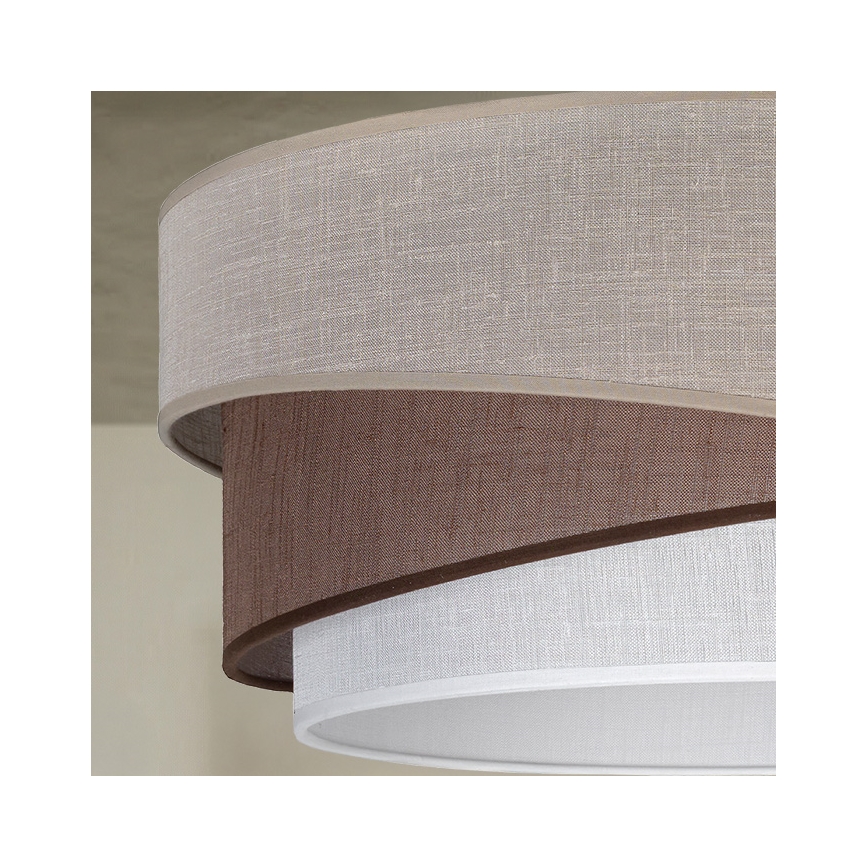 Brilagi - Ytmonterad taklampa ARROW 1xE27/60W/230V Ø 45 cm beige/brun/vit