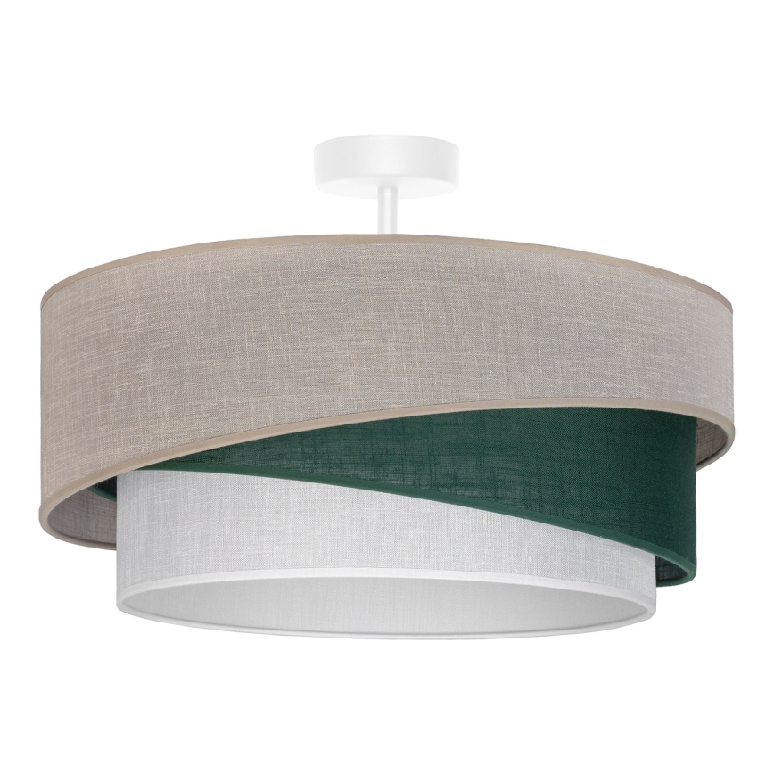 Brilagi - Ytmonterad taklampa ARROW 1xE27/60W/230V Ø45 cm beige/grön/vit