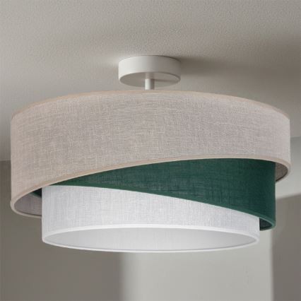 Brilagi - Ytmonterad taklampa ARROW 1xE27/60W/230V Ø45 cm beige/grön/vit