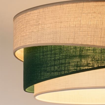 Brilagi - Ytmonterad taklampa ARROW 1xE27/60W/230V Ø45 cm beige/grön/vit