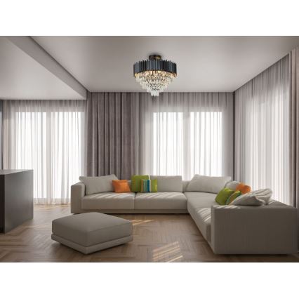 Brilagi - Ytmonterad taklampa CARLOS 9xE14/40W/230V diam. 60 cm