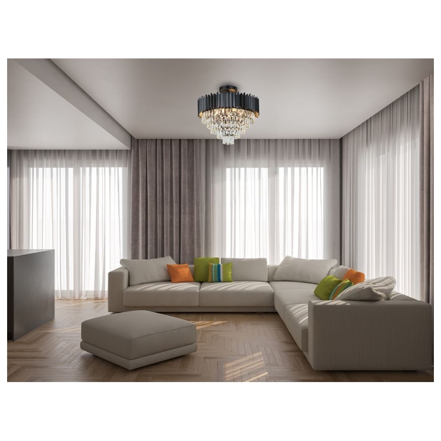 Brilagi - Ytmonterad taklampa CARLOS 9xE14/40W/230V diam. 60 cm