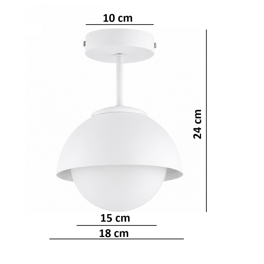 BRILAGI - Ytmonterad taklampa COSMO 1xE27/60W/230V vit