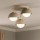 Brilagi - Ytmonterad taklampa COSMO 3xE27/60W/230V beige/guld