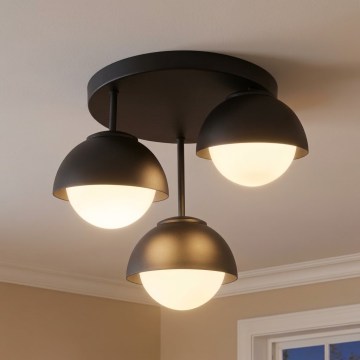 BRILAGI - Ytmonterad taklampa COSMO 3xE27/60W/230V svart