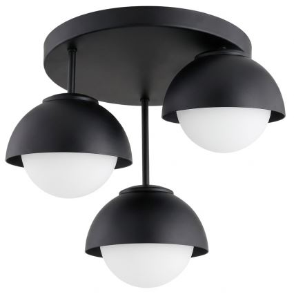 BRILAGI - Ytmonterad taklampa COSMO 3xE27/60W/230V svart