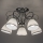 Brilagi - Ytmonterad taklampa FRED 5xE27/60W/230V Ø 59 cm polerad krom