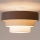 Brilagi - Ytmonterad taklampa LUNETA 1xE27/60W/230V Ø 40 cm grå/krämvit/vit