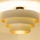 Brilagi - Ytmonterad taklampa LUNETA 1xE27/60W/230V Ø 40 cm, krämvit/guld