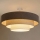 Brilagi - Ytmonterad taklampa LUNETA 3xE27/60W/230V Ø 80 cm grå/krämvit/vit