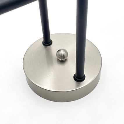 Brilagi - Ytmonterad taklampa MALIVA 4xE14/15W/230V matt krom/rökt glas