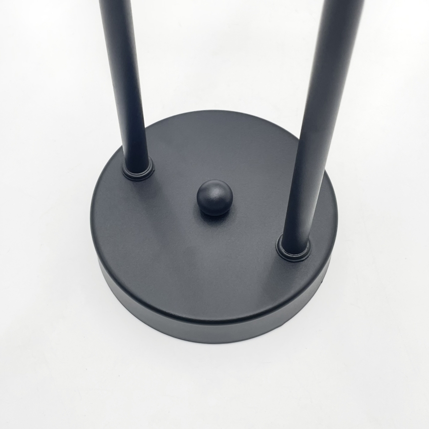 Brilagi - Ytmonterad taklampa MALIVA 4xE14/15W/230V svart/rökfärgad