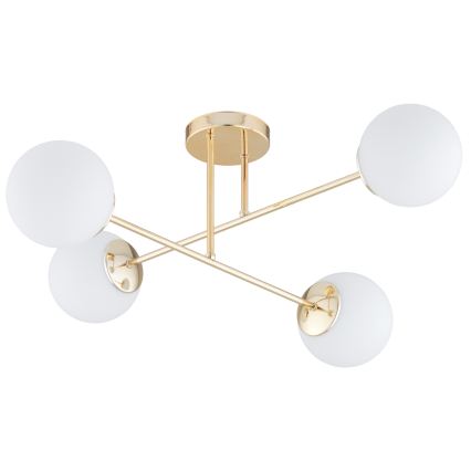 BRILAGI - Ytmonterad taklampa MILO 4xE27/60W/230V guld