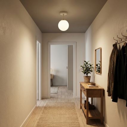 Brilagi - Ytmonterad taklampa MILO ECRU 1xE27/60W/230V beige/guld