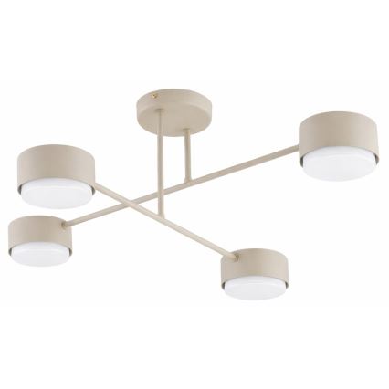 Brilagi - Ytmonterad taklampa MONO 4xGX53/12W/230V beige