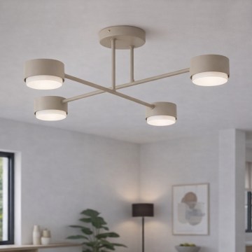 Brilagi - Ytmonterad taklampa MONO 4xGX53/12W/230V svart
