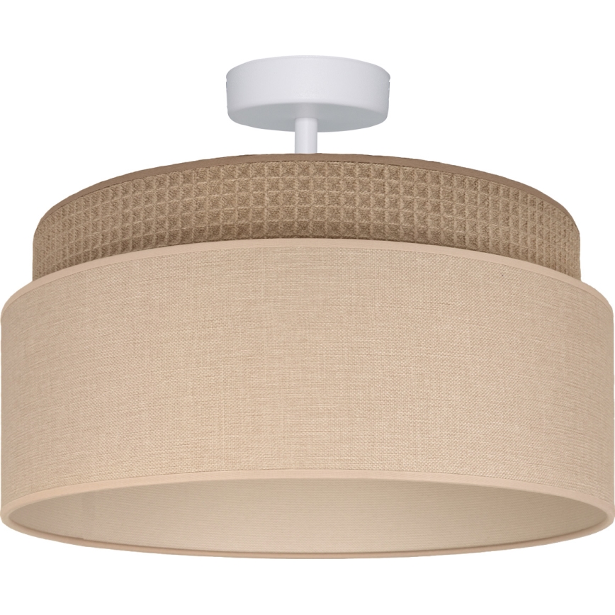 Brilagi - Ytmonterad taklampa PADOVA 1xE27/60W/230V Ø 40 cm beige