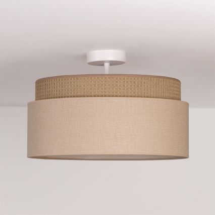 Brilagi - Ytmonterad taklampa PADOVA 1xE27/60W/230V Ø 40 cm beige