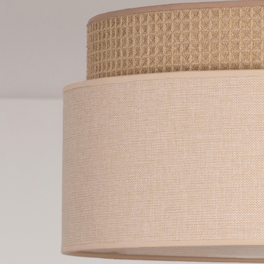 Brilagi - Ytmonterad taklampa PADOVA 1xE27/60W/230V Ø 40 cm beige