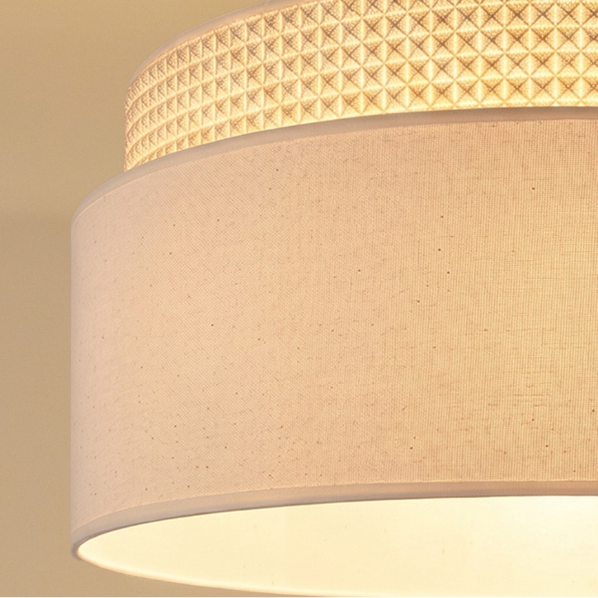 Brilagi - Ytmonterad taklampa PADOVA 1xE27/60W/230V Ø 40 cm krämvit