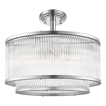 Brilagi - Ytmonterad taklampa RAMOS 5xE14/60W/230V, blank krom