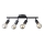 Brilliant - 4-armad spotlampa 4xE27/28W/230V svart