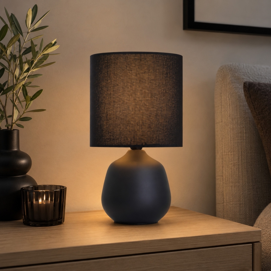 Brilliant - Bordslampa AUREA 1xE14/20W/230V svart