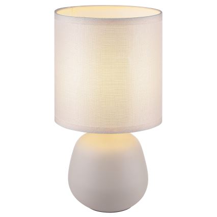 Brilliant - Bordslampa AUREA 1xE14/20W/230V vit