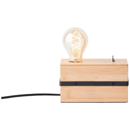 Brilliant - Bordslampa BENNY 1xE27/40W/230V bambu