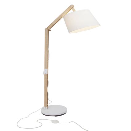 Brilliant - Bordslampa CARLYN 1xE27/60W/230V beige/vit