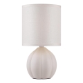 Brilliant - Bordslampa DUNE 1xE14/20W/230V vit