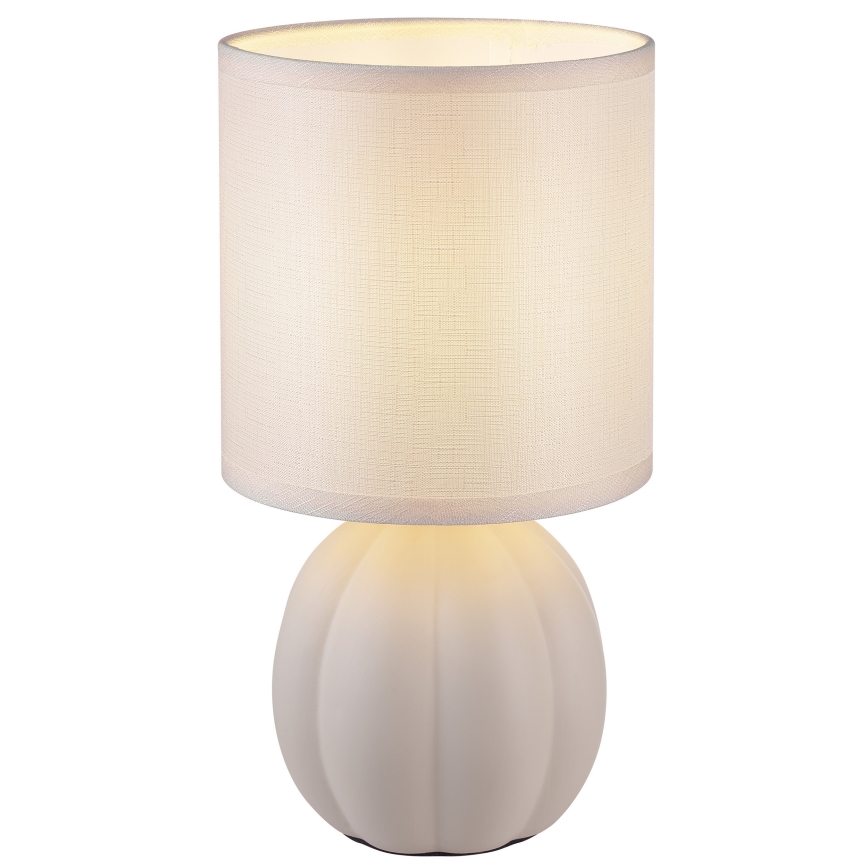 Brilliant - Bordslampa DUNE 1xE14/20W/230V vit