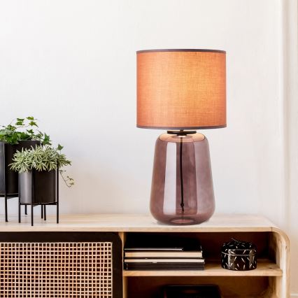 Brilliant - Bordslampa HYDRA 1xE27/60W/230V rosa