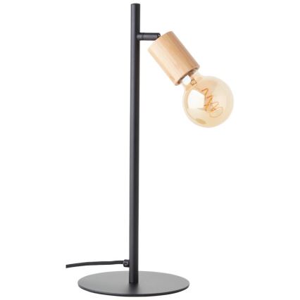 Brilliant - Bordslampa i bambu 1xE27/28W/230V