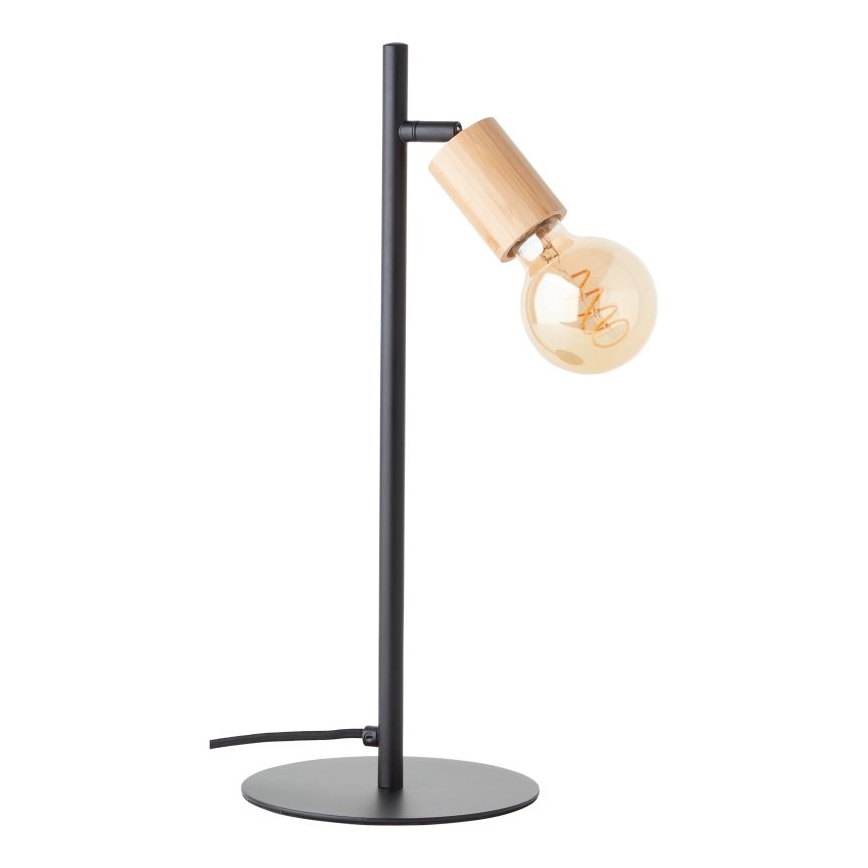 Brilliant - Bordslampa i bambu 1xE27/28W/230V