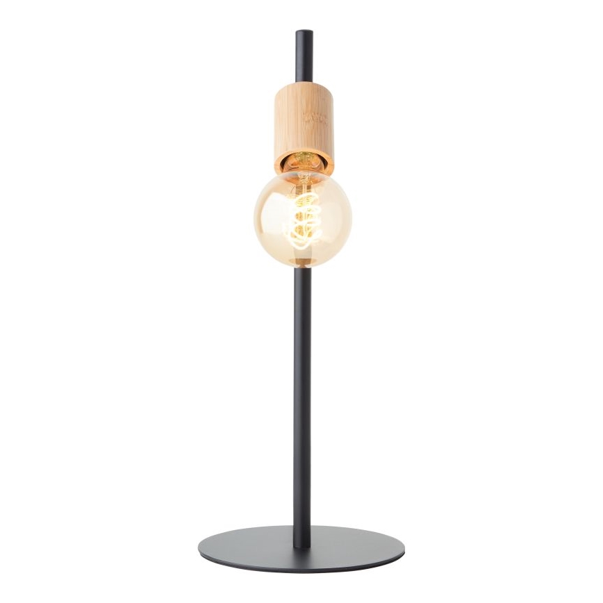 Brilliant - Bordslampa i bambu 1xE27/28W/230V
