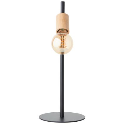 Brilliant - Bordslampa i bambu 1xE27/28W/230V