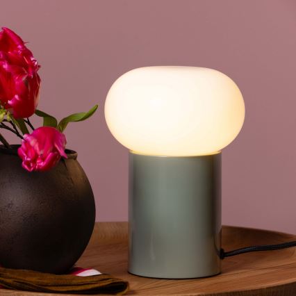 Brilliant - Bordslampa KNUT 1xE27/25W/230V grön/vit