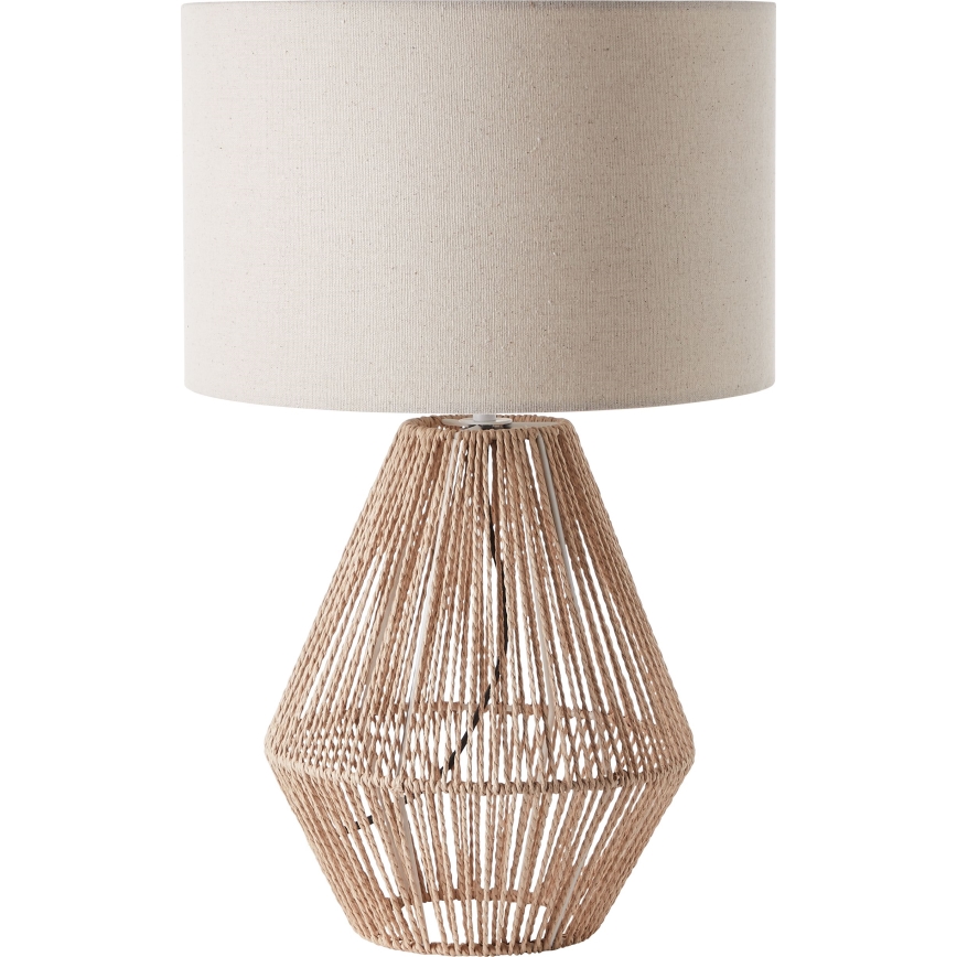 Brilliant - Bordslampa LARAINE 1xE27/42W/230V beige